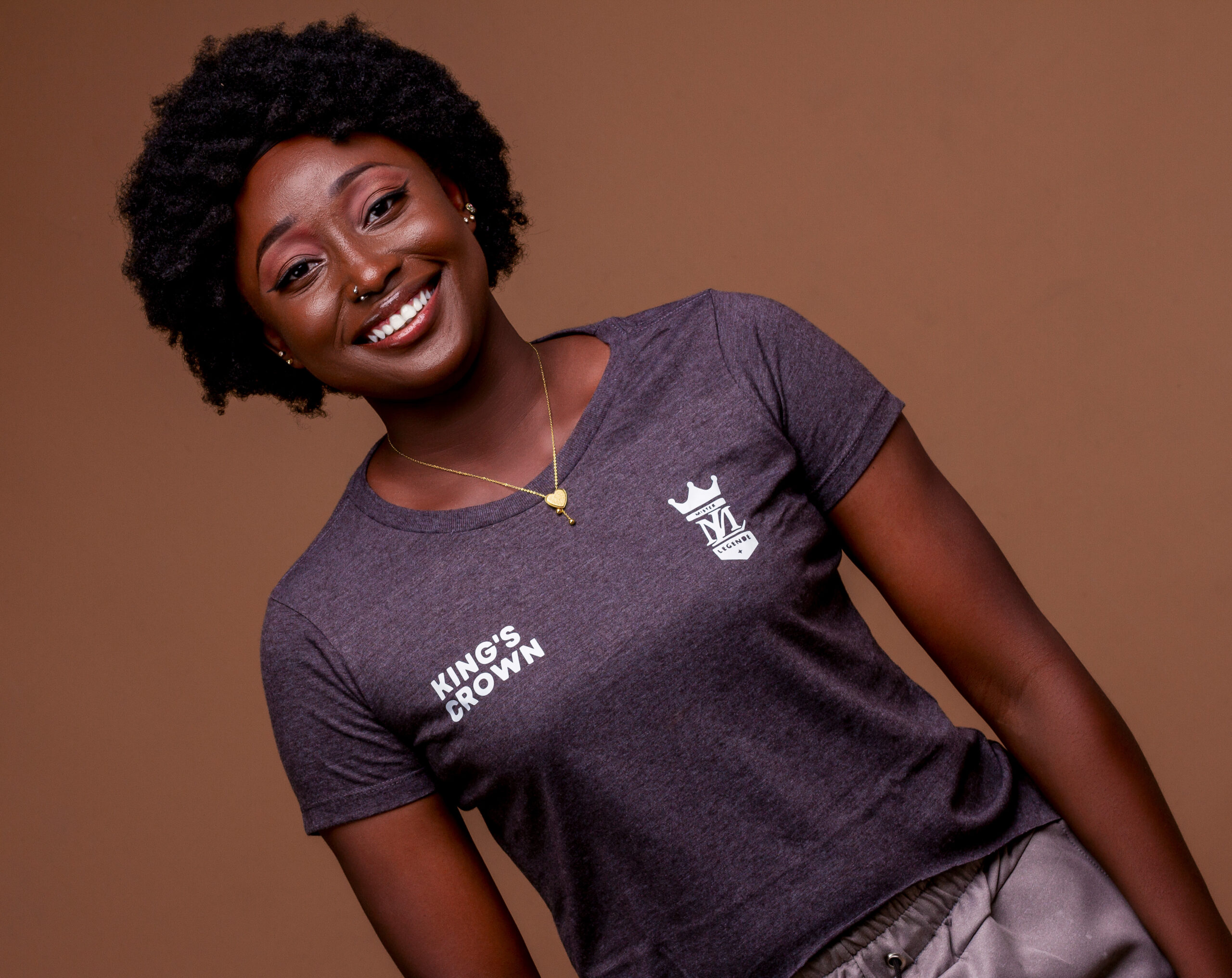 T-shirt Femme coton imprimé King's Crown