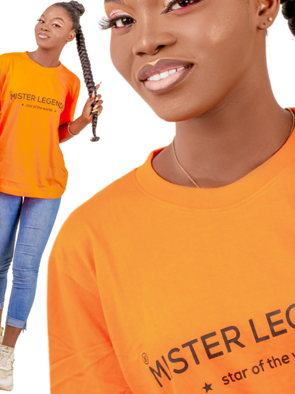 T-Shirt Star Of World Orange